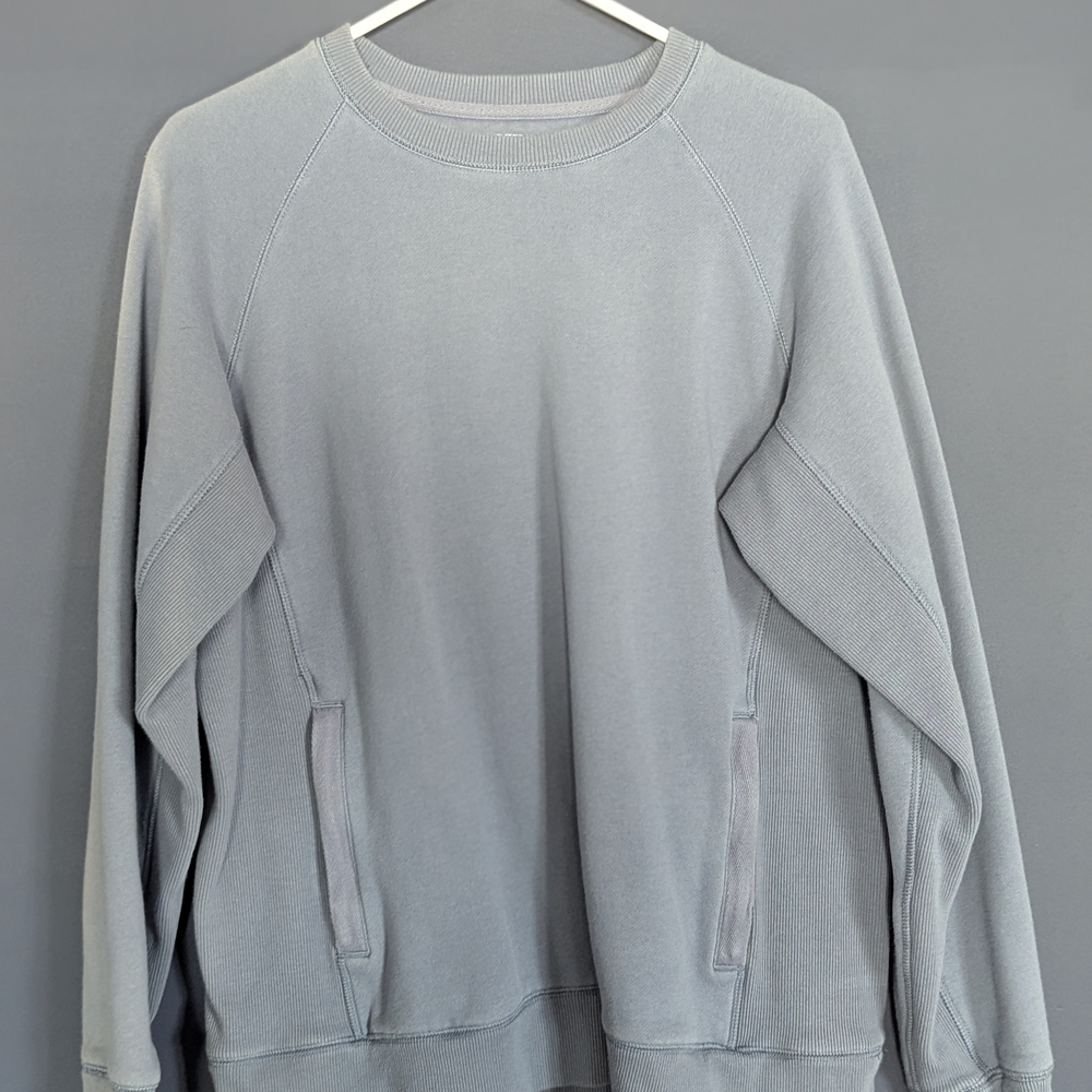 Duluth Trading Co Gray Sweatshirt Classic Crew Neck